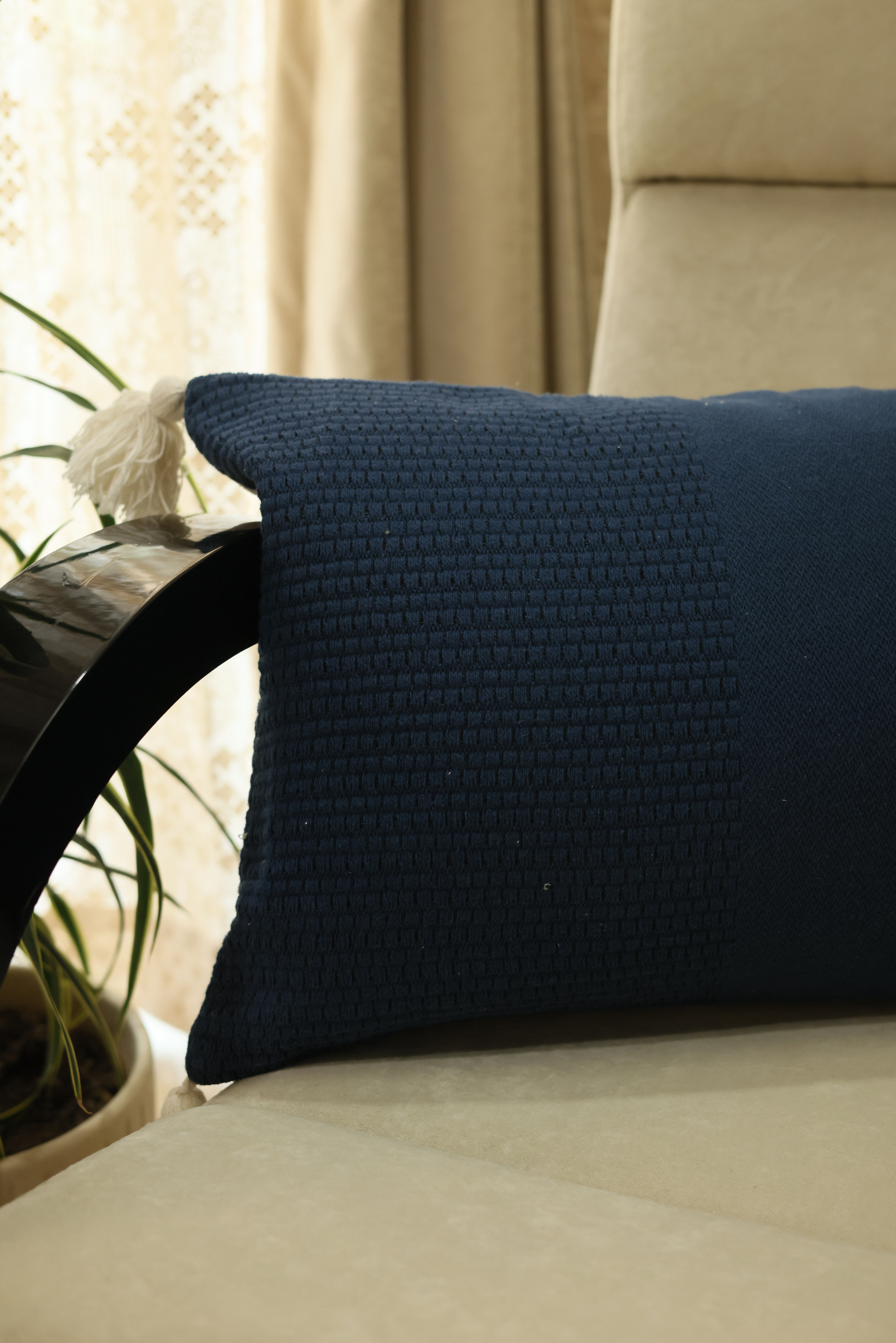 Midnight Blue Cushion Cover