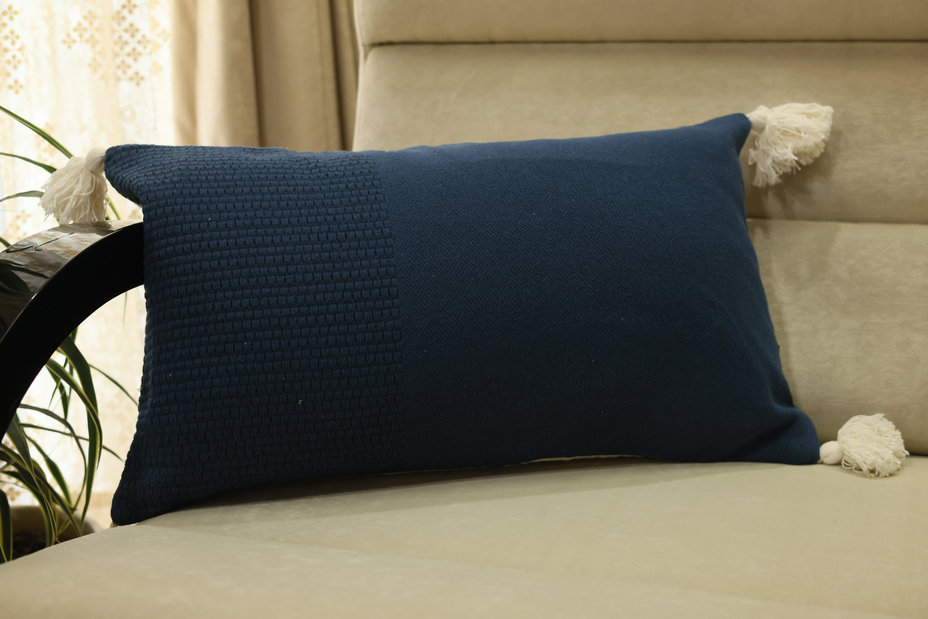 Midnight Blue Cushion Cover