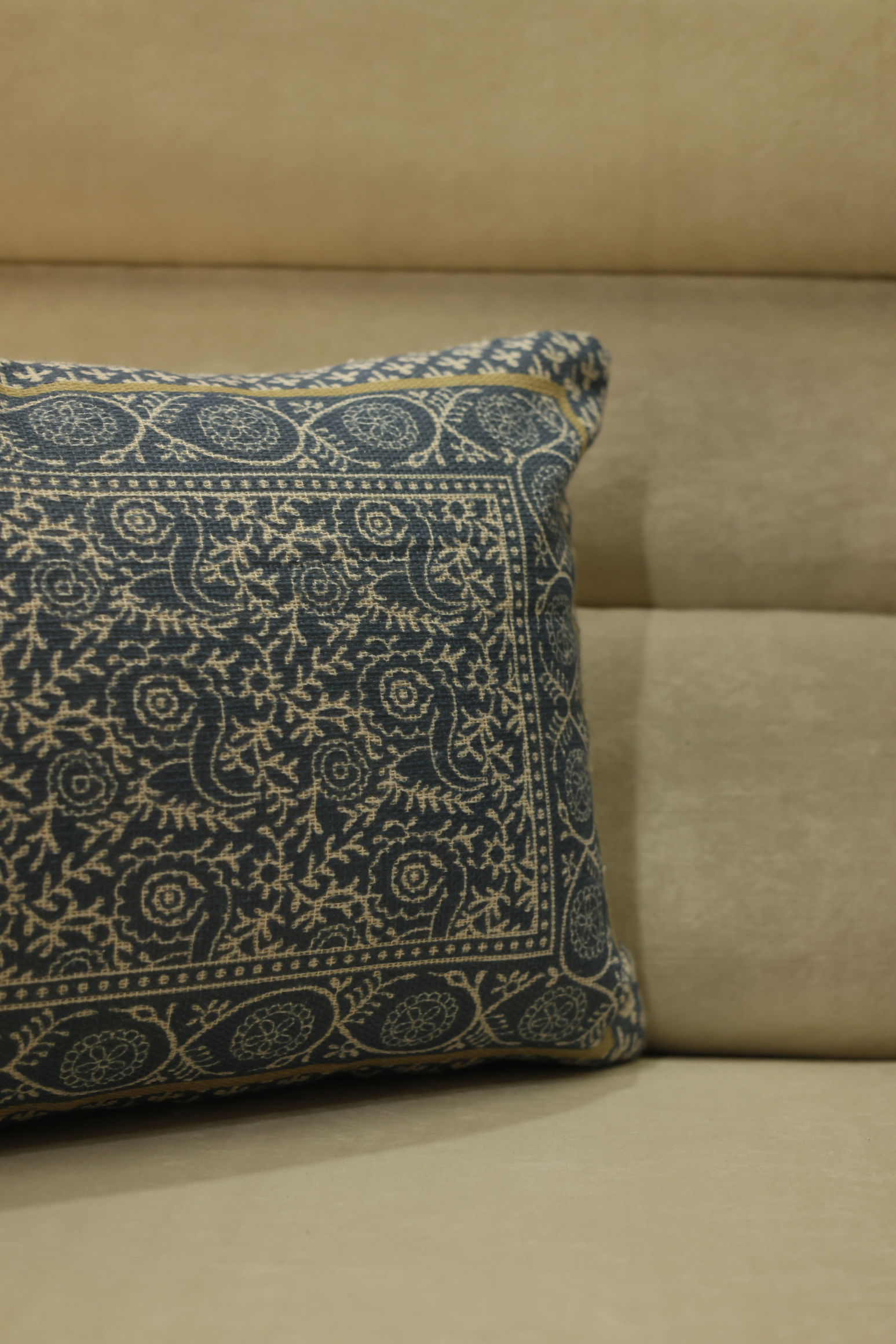 Traditional Print Cushion Cover