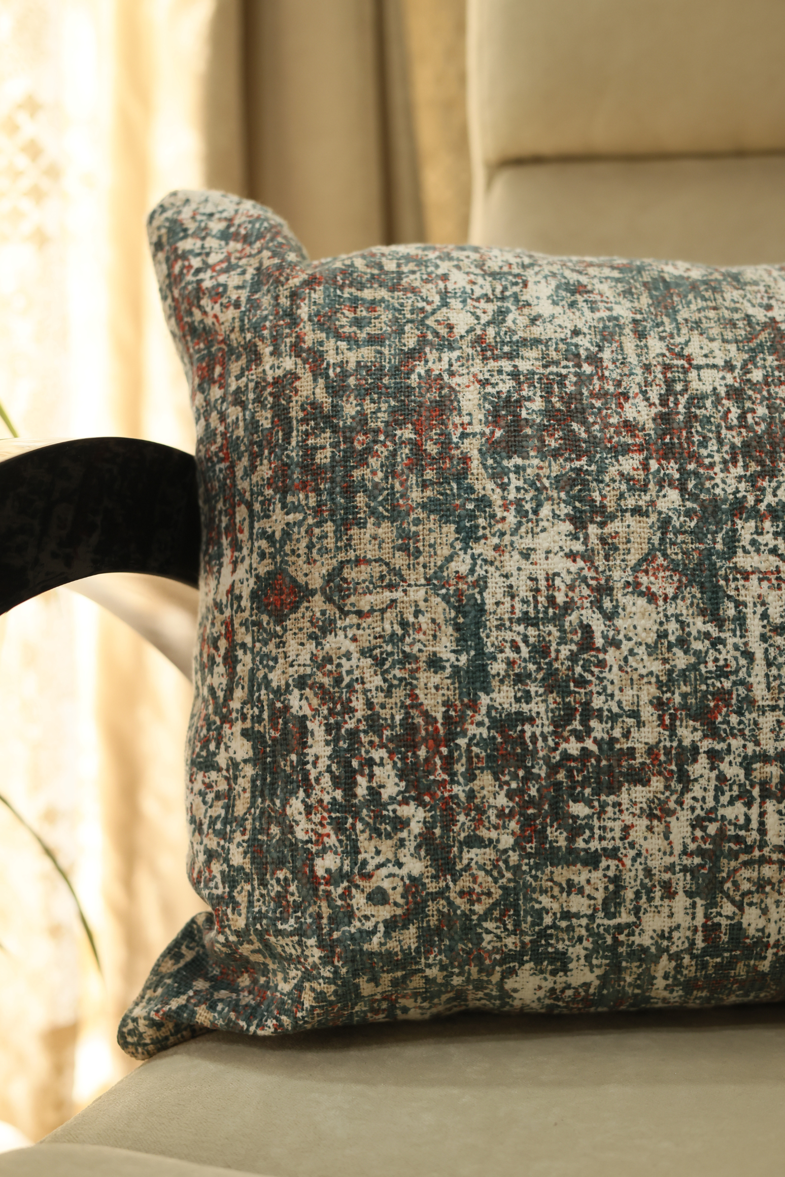 Abstract Printed Cushion Cover