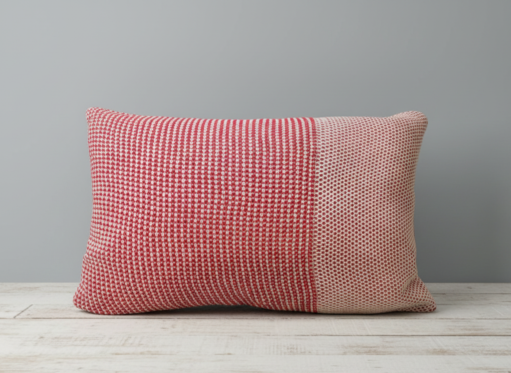 Geometric Honeycomb Cushion Cover
