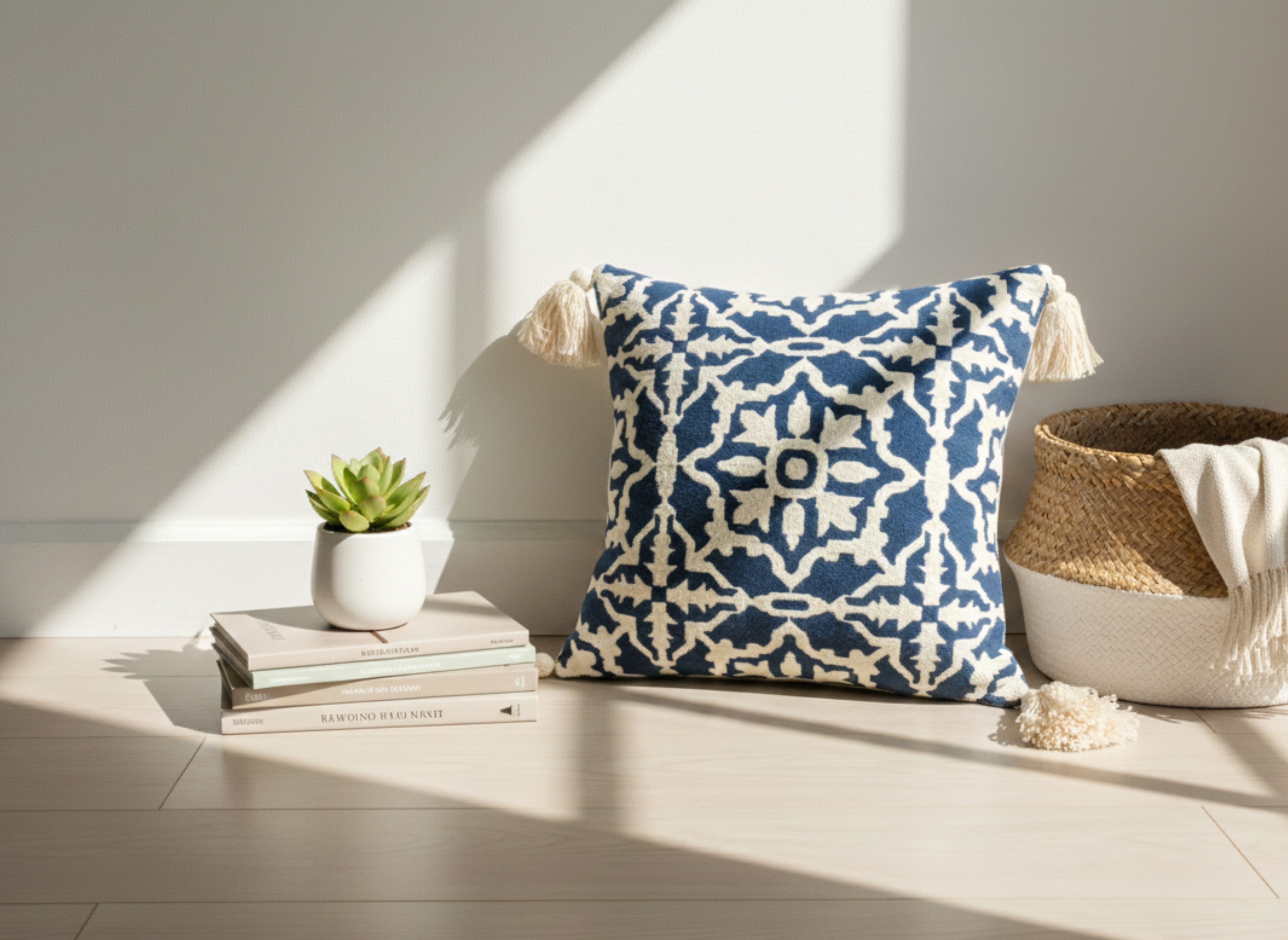Moroccan Geometric Pattern Cushion Cover