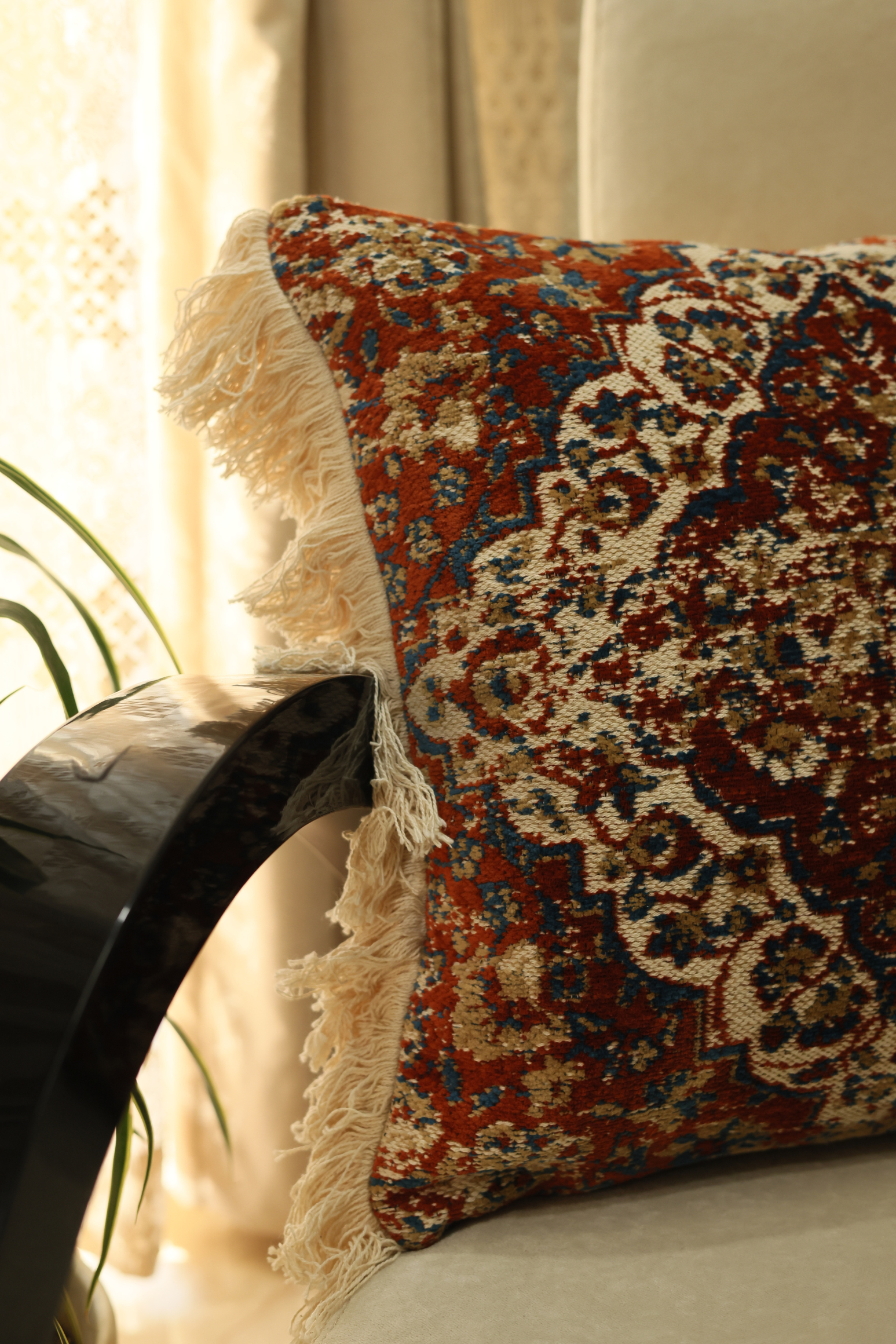 Oriental Rug Design Cushion Cover
