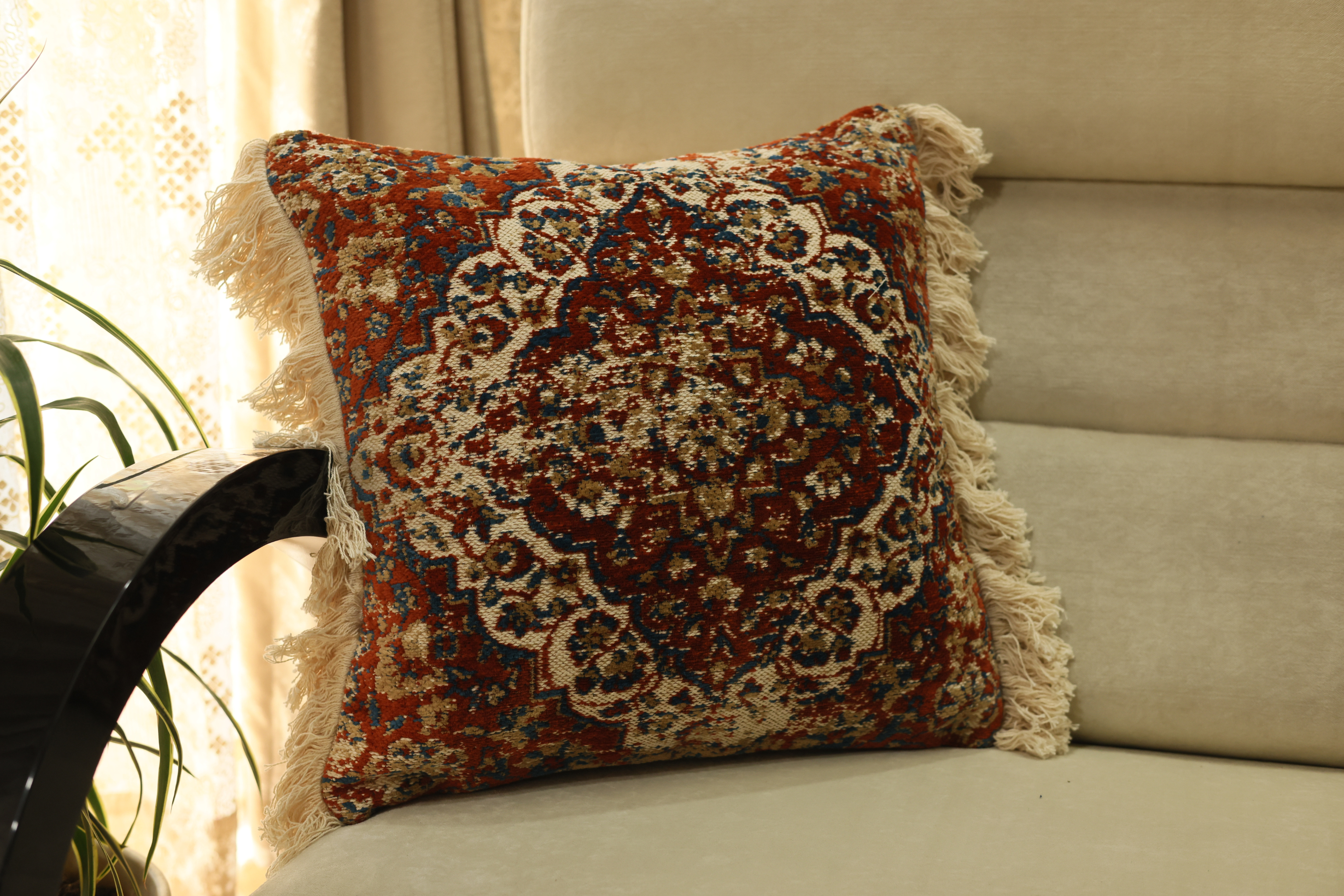 Oriental Rug Design Cushion Cover
