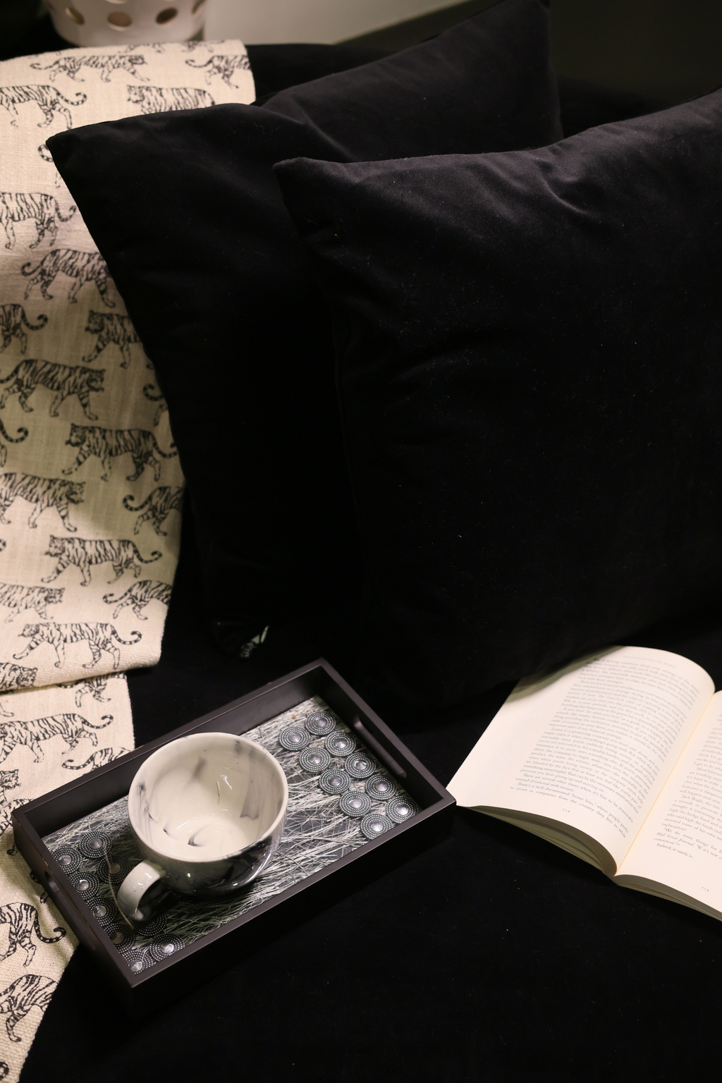 Tiger Print Sofa Throw