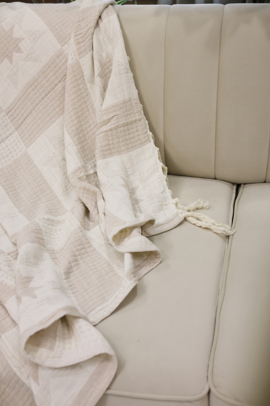 Star Cotton Sofa Throw