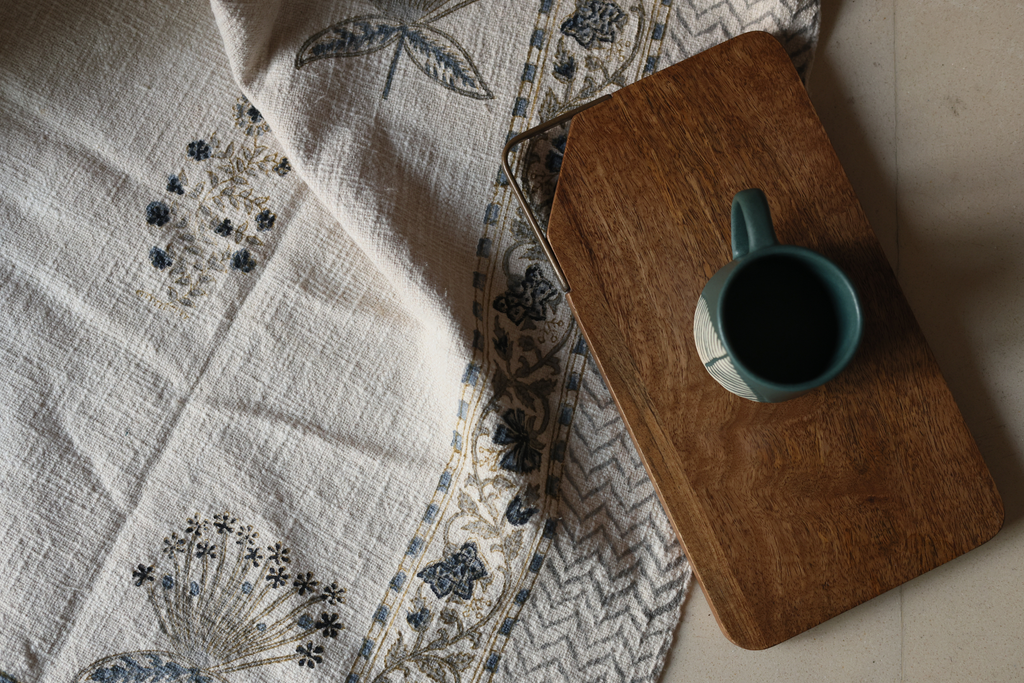 Jaipuri Block Print Sofa Throw