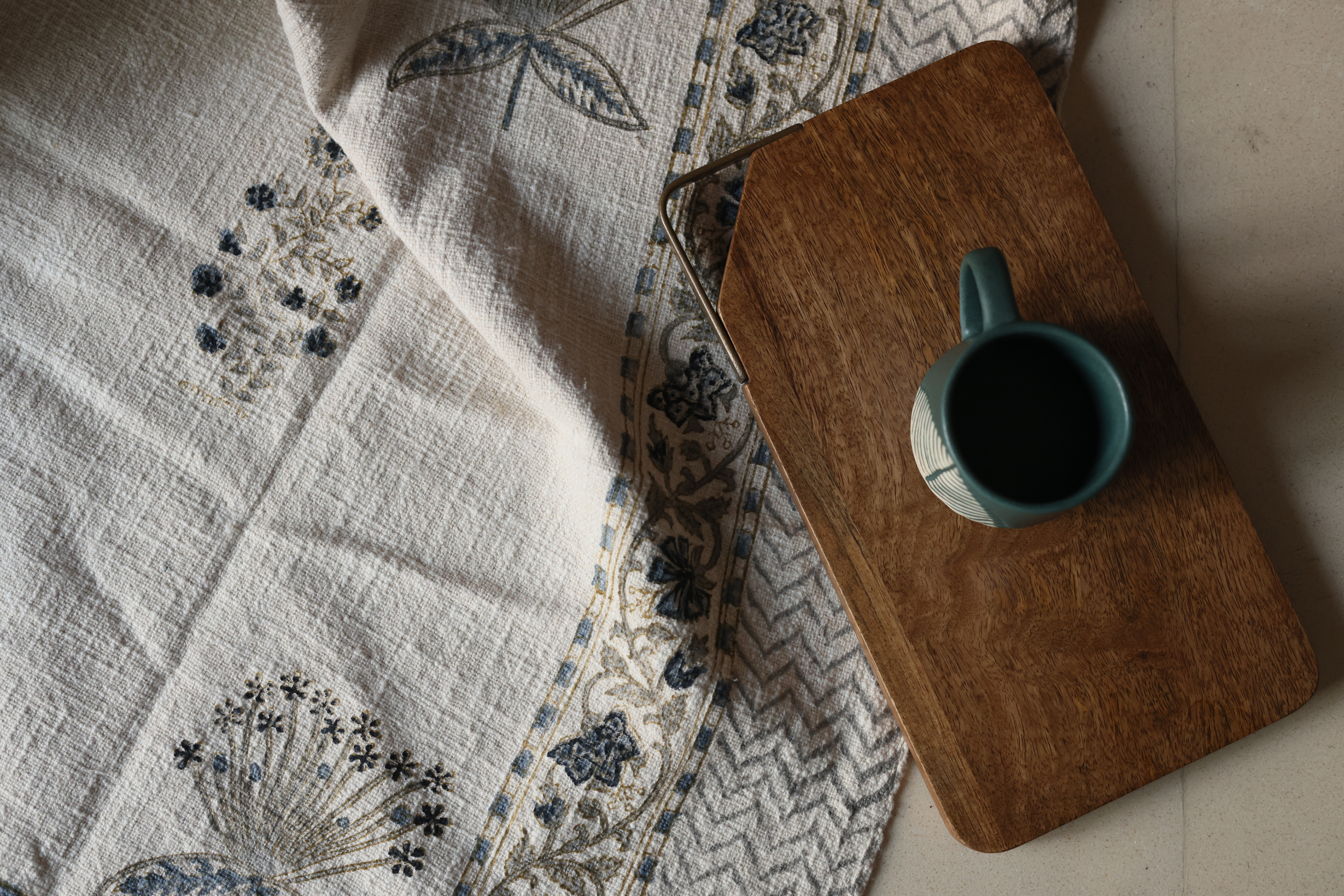 Jaipuri Block Print Sofa Throw