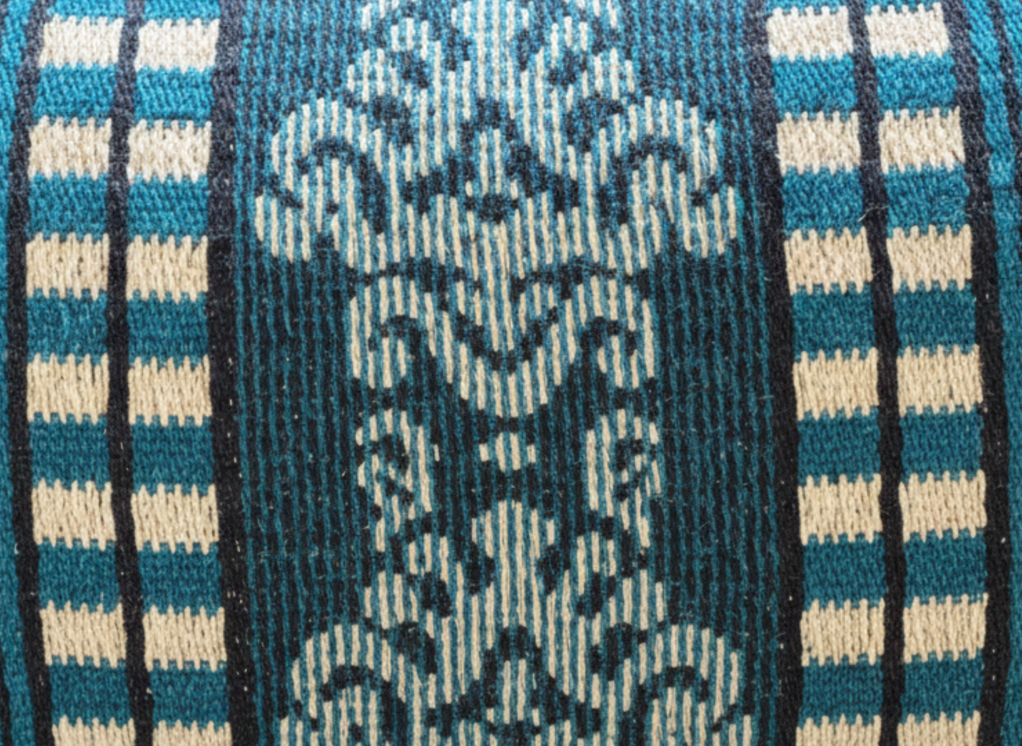 Viridian Jacquard Weave Cushion Cover