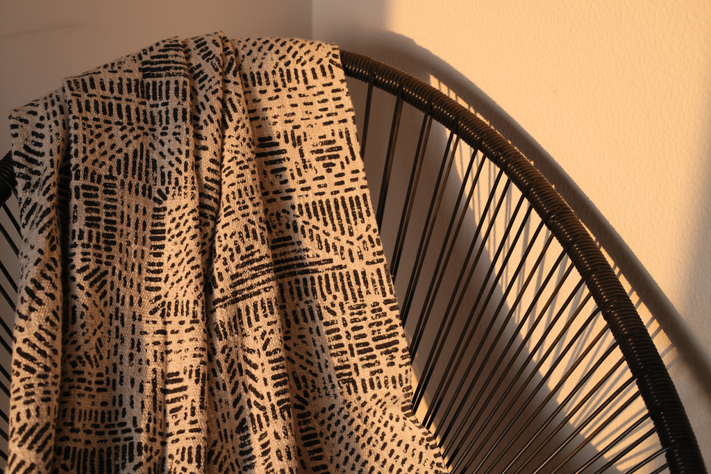 Abstract Pattern Sofa Throw