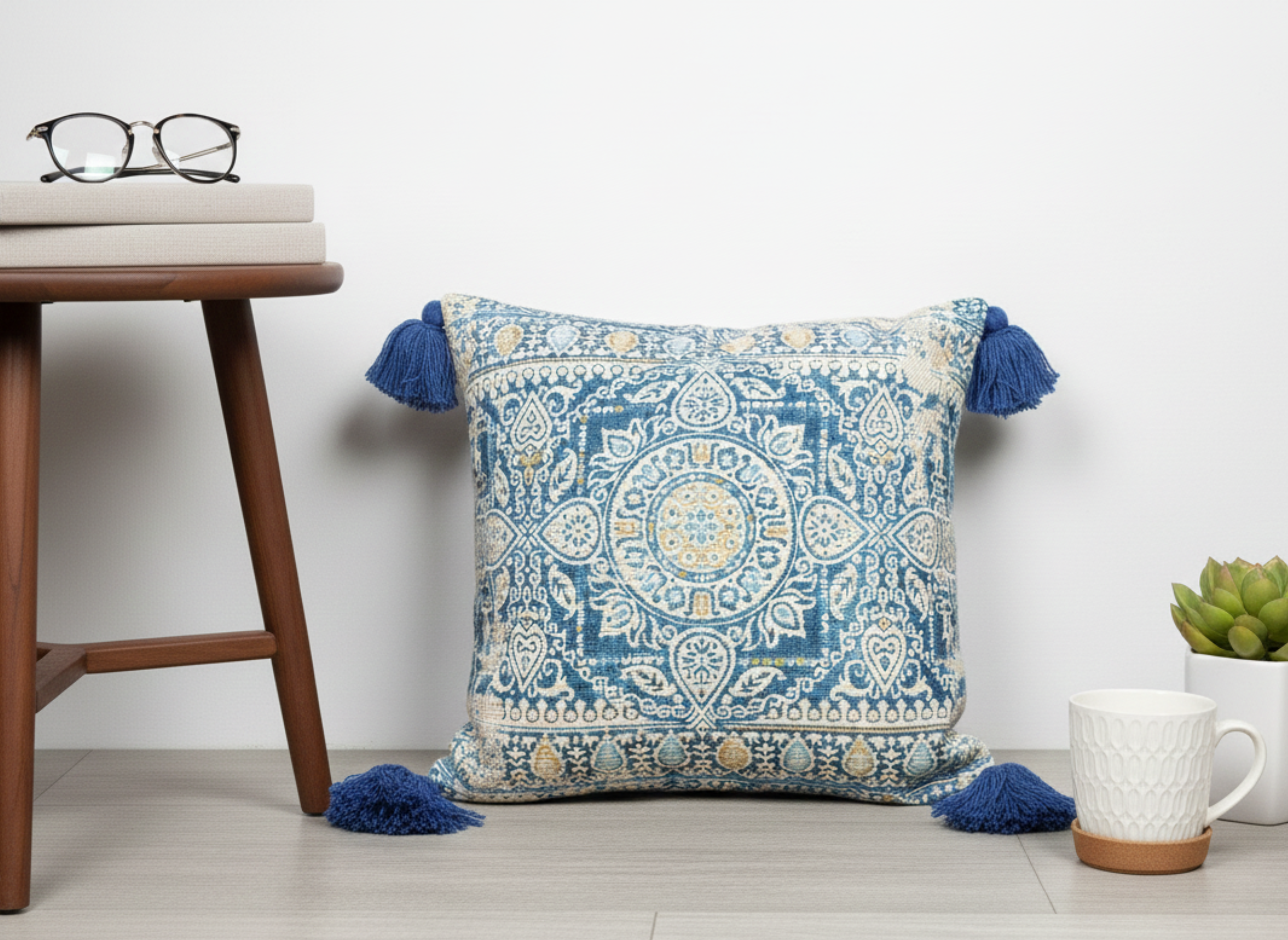 Ethnic-Oriental Cushion Cover
