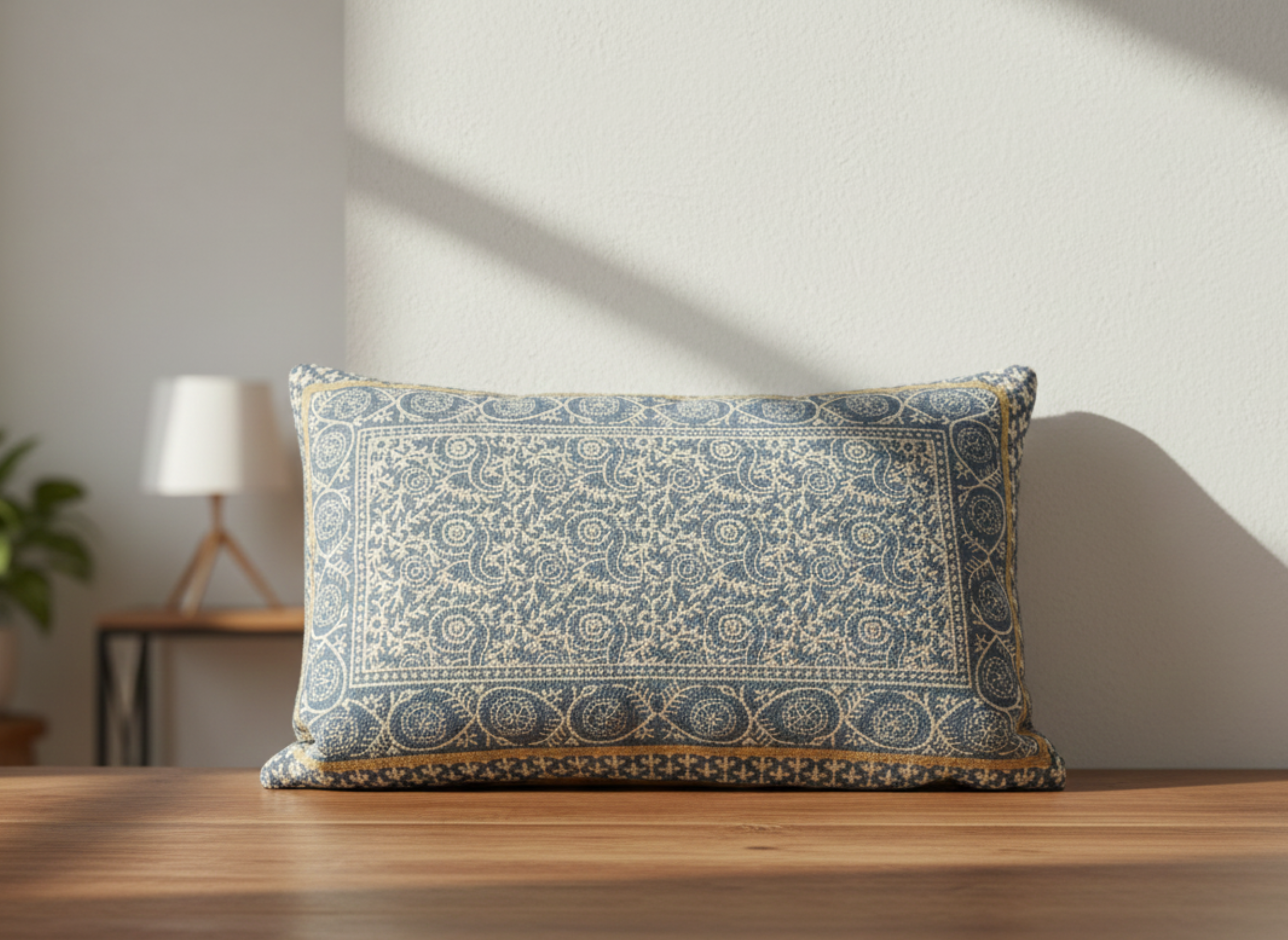 Traditional Print Cushion Cover