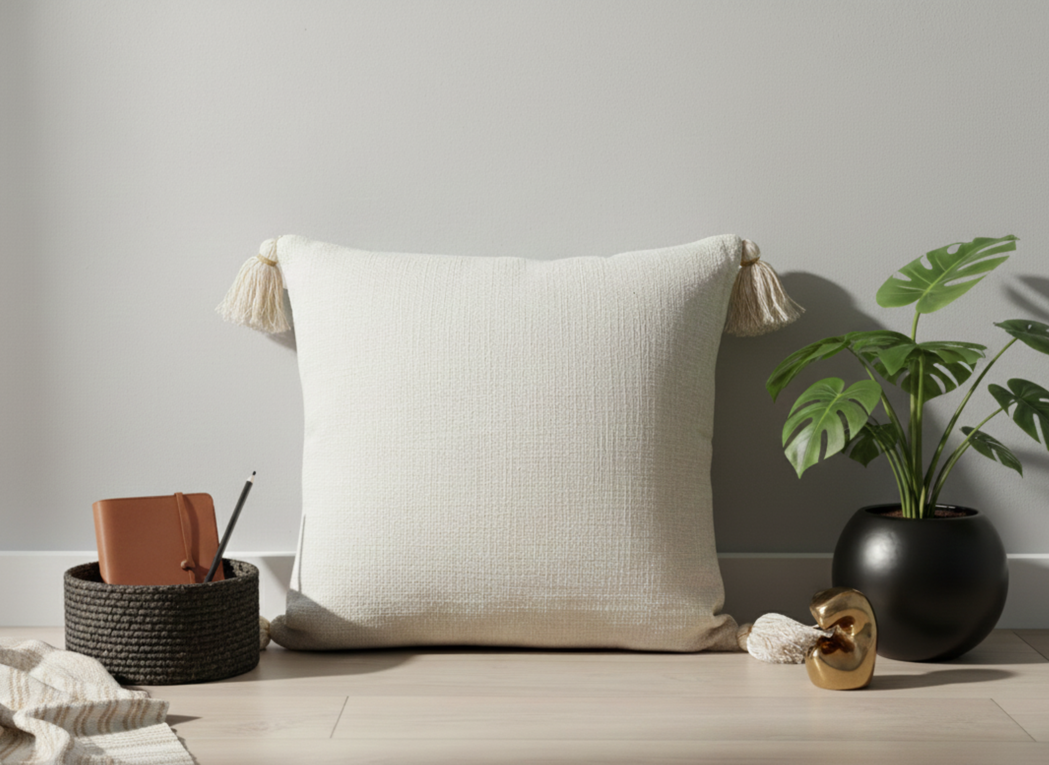 Linen Look Cushion Cover