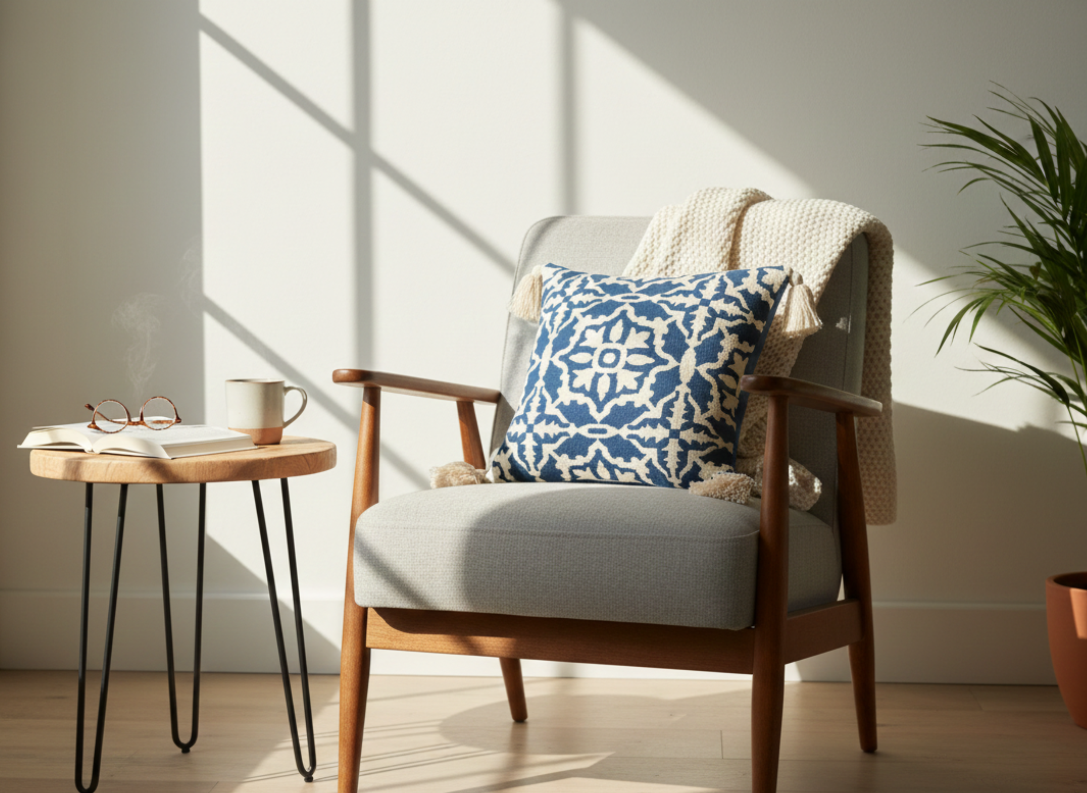 Moroccan Geometric Pattern Cushion Cover