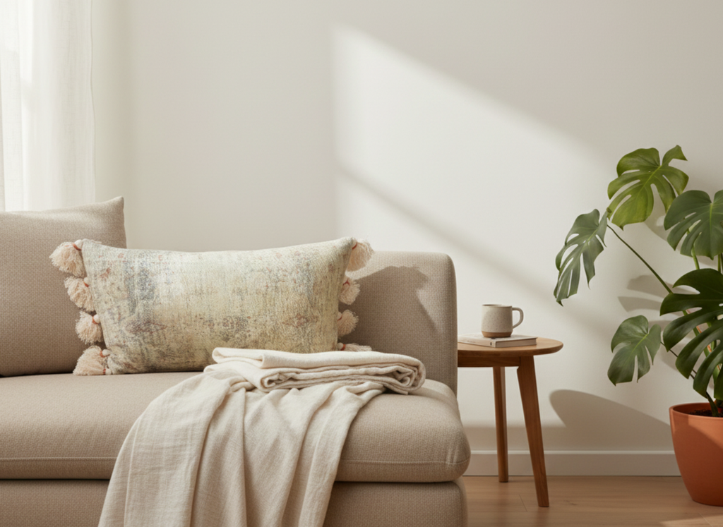 Vintage Style Cushion Cover