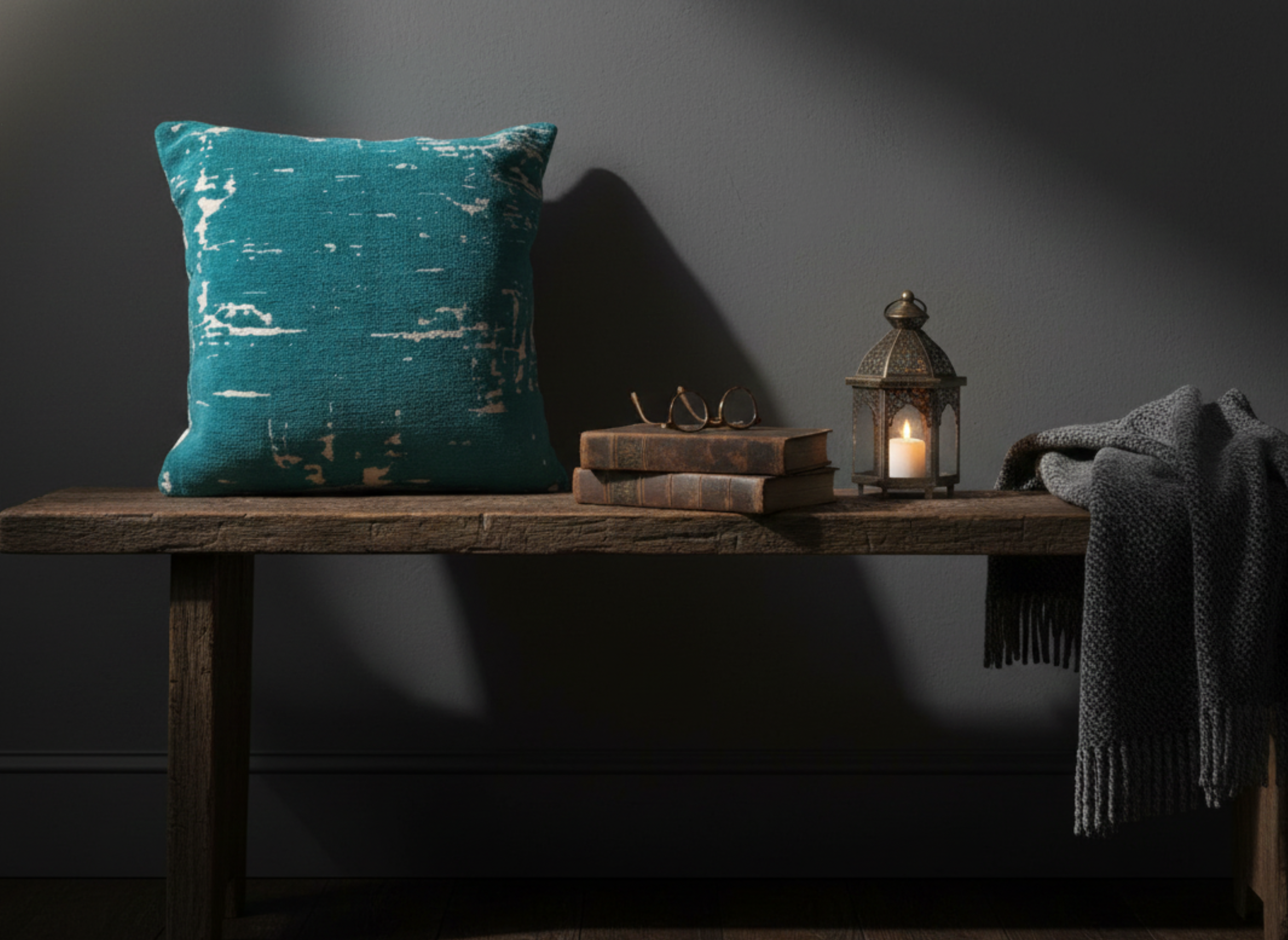 Abstract Jacquard Cushion Cover