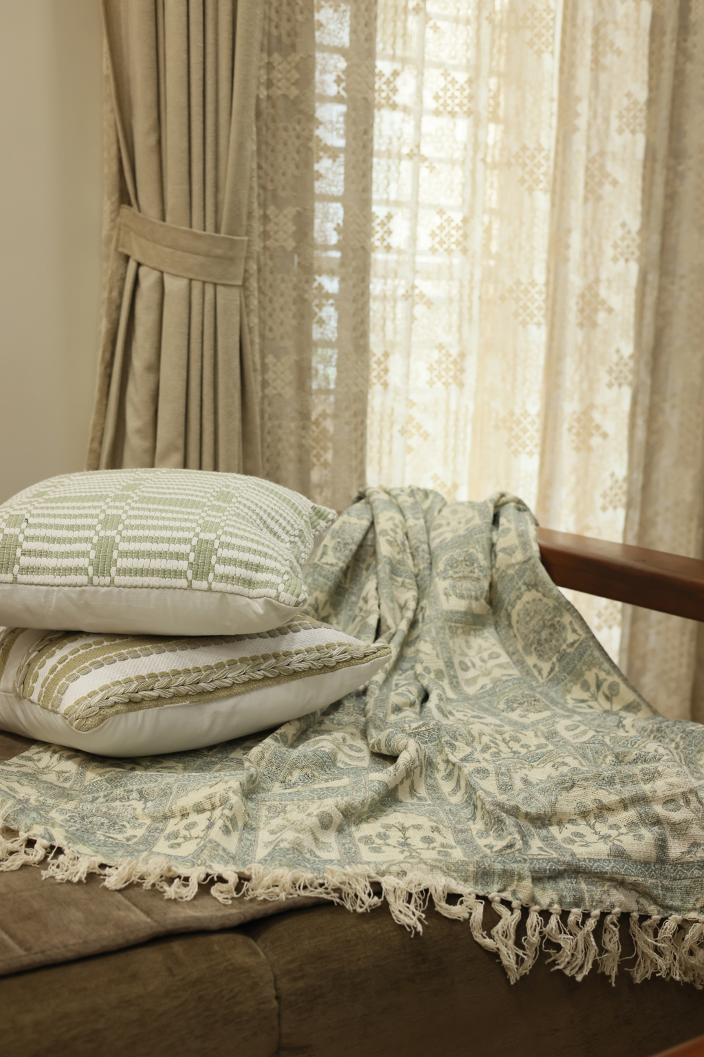 Vintage Botanical Jaipuri Block Print