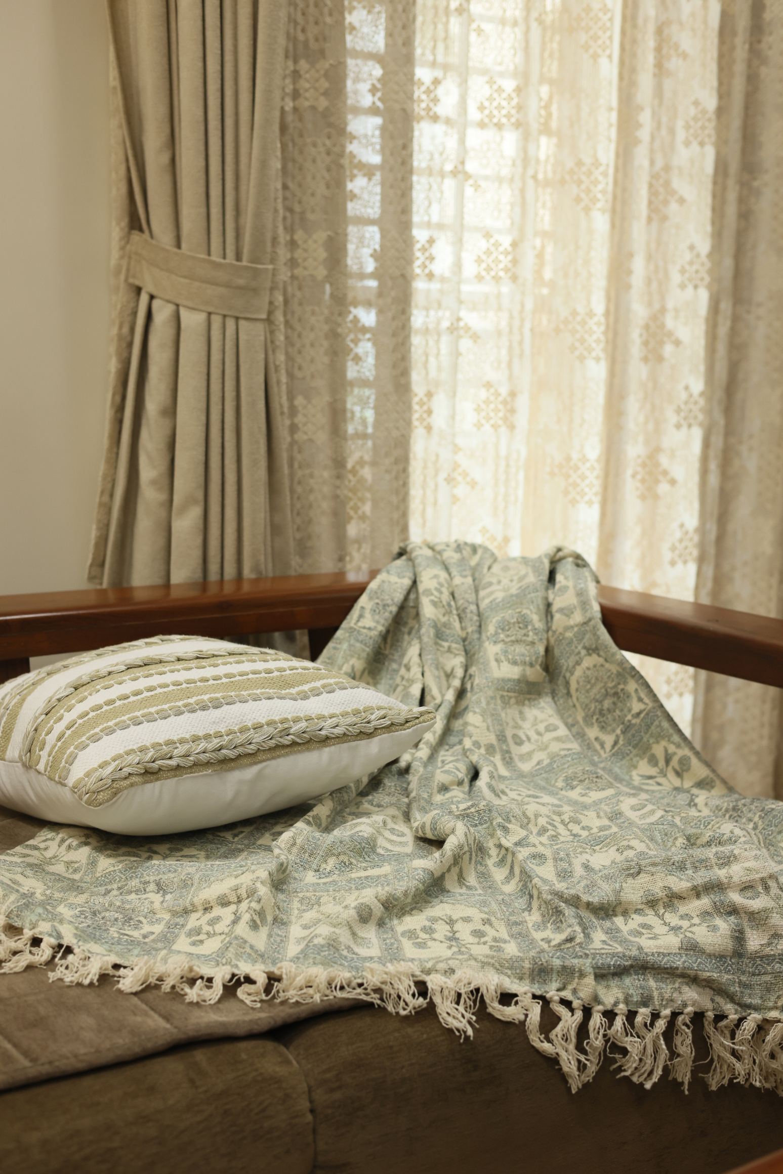 Vintage Botanical Jaipuri Block Print