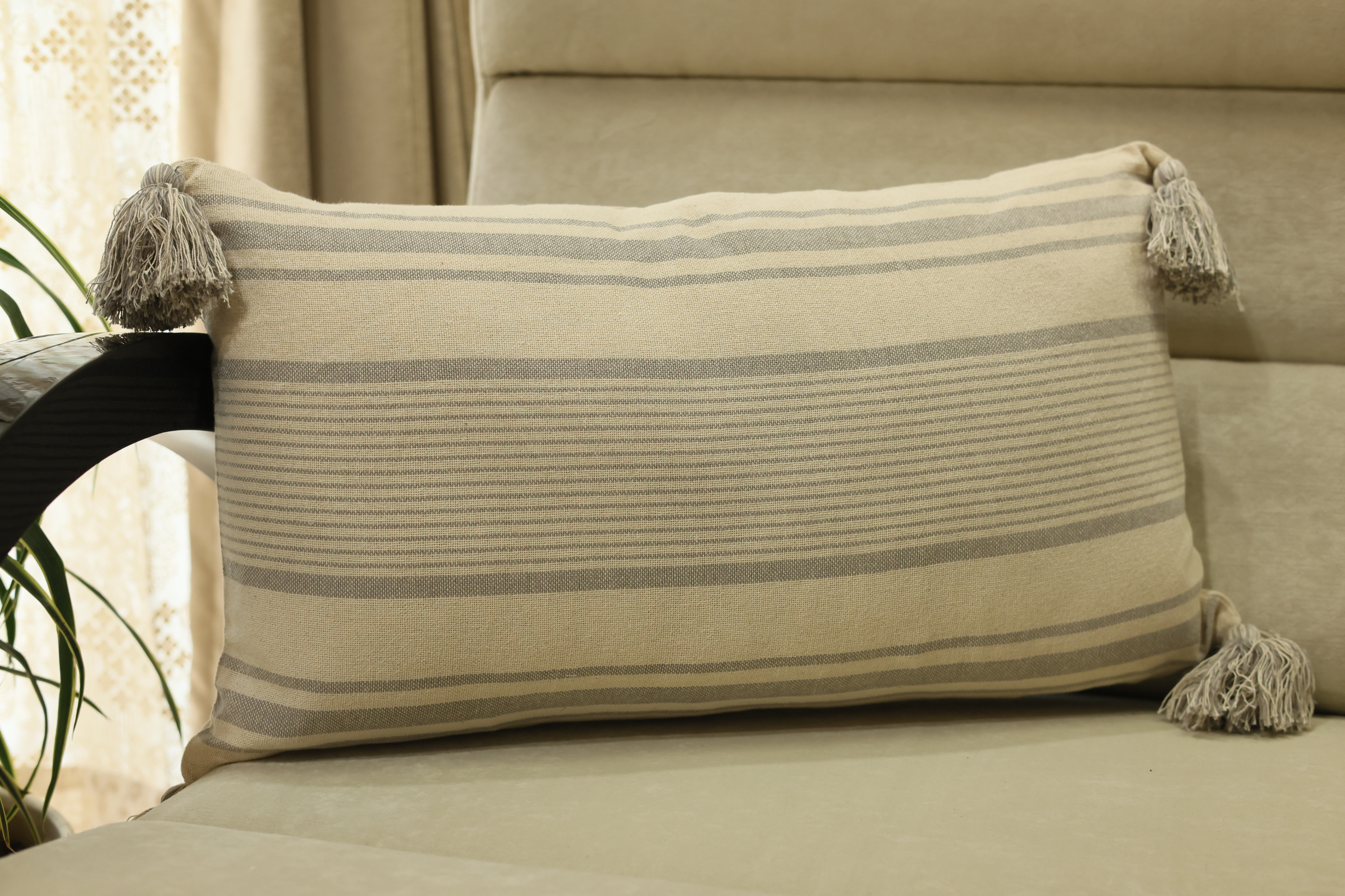 Classic Horizontal Stripe Cushion Cover
