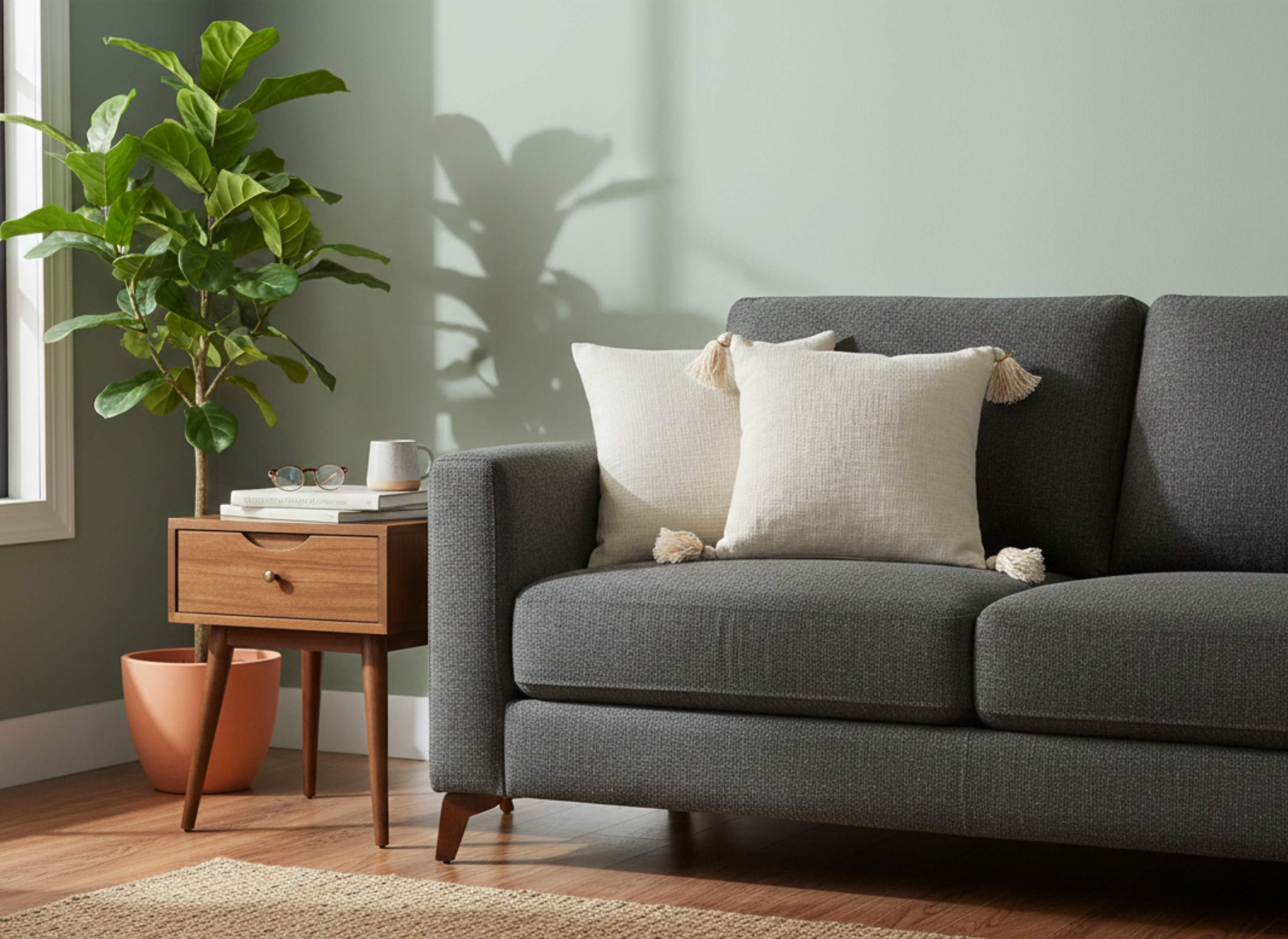 Linen Look Cushion Cover