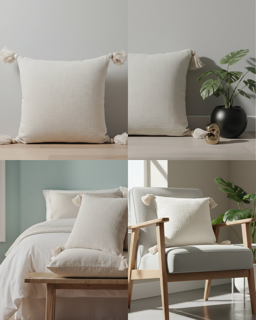 Linen Look Cushion Cover